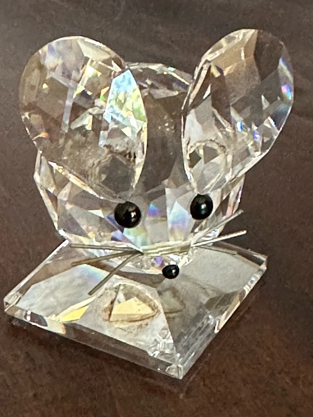 Swarovski Crystal Mouse **Missing Tail**